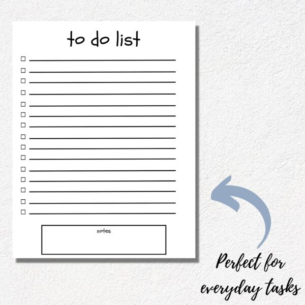 printable to-do list template