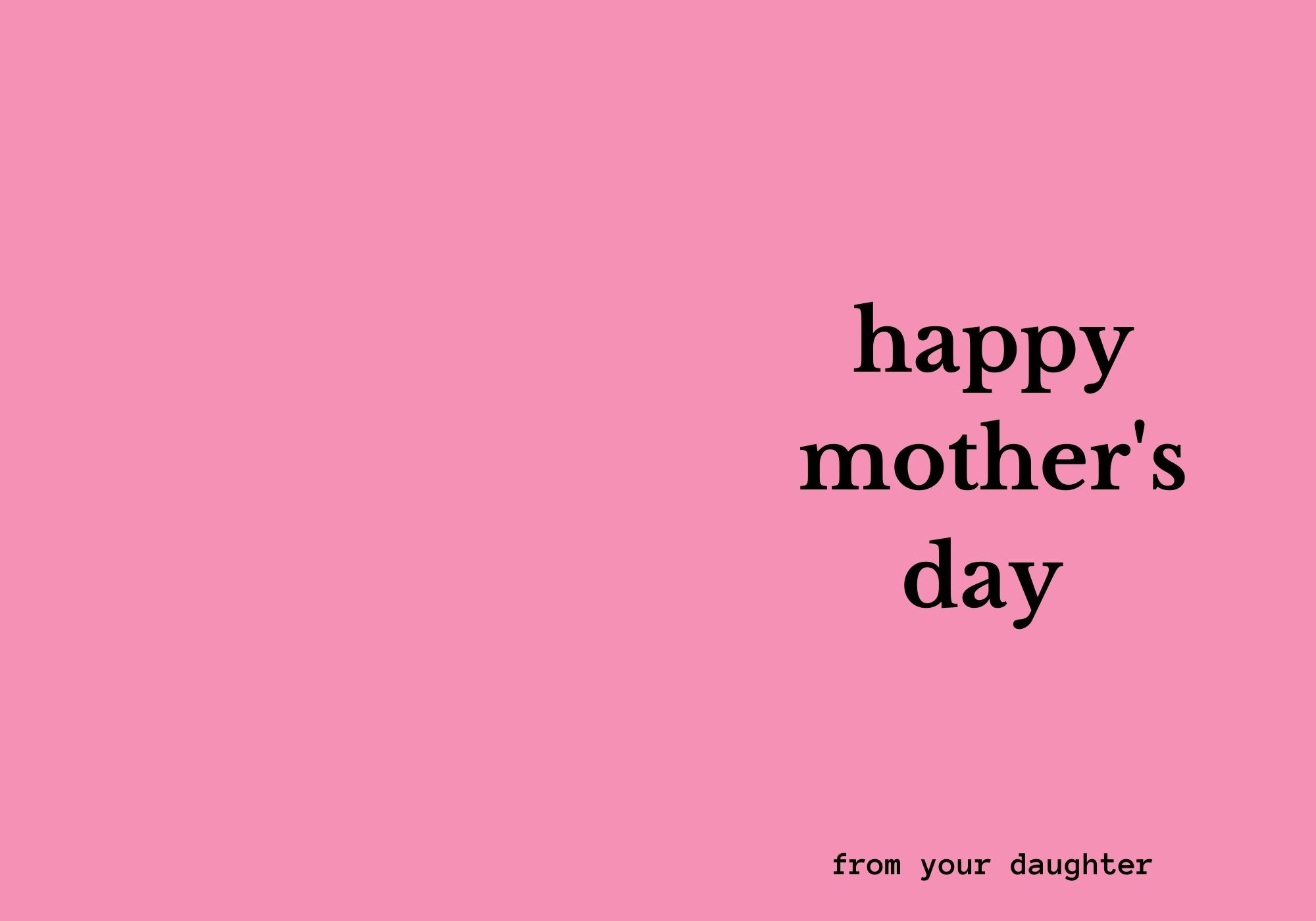 Printable Mother's Day Cards Design Ideas 