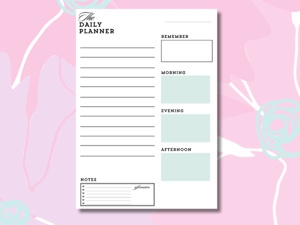 daily to do list template.